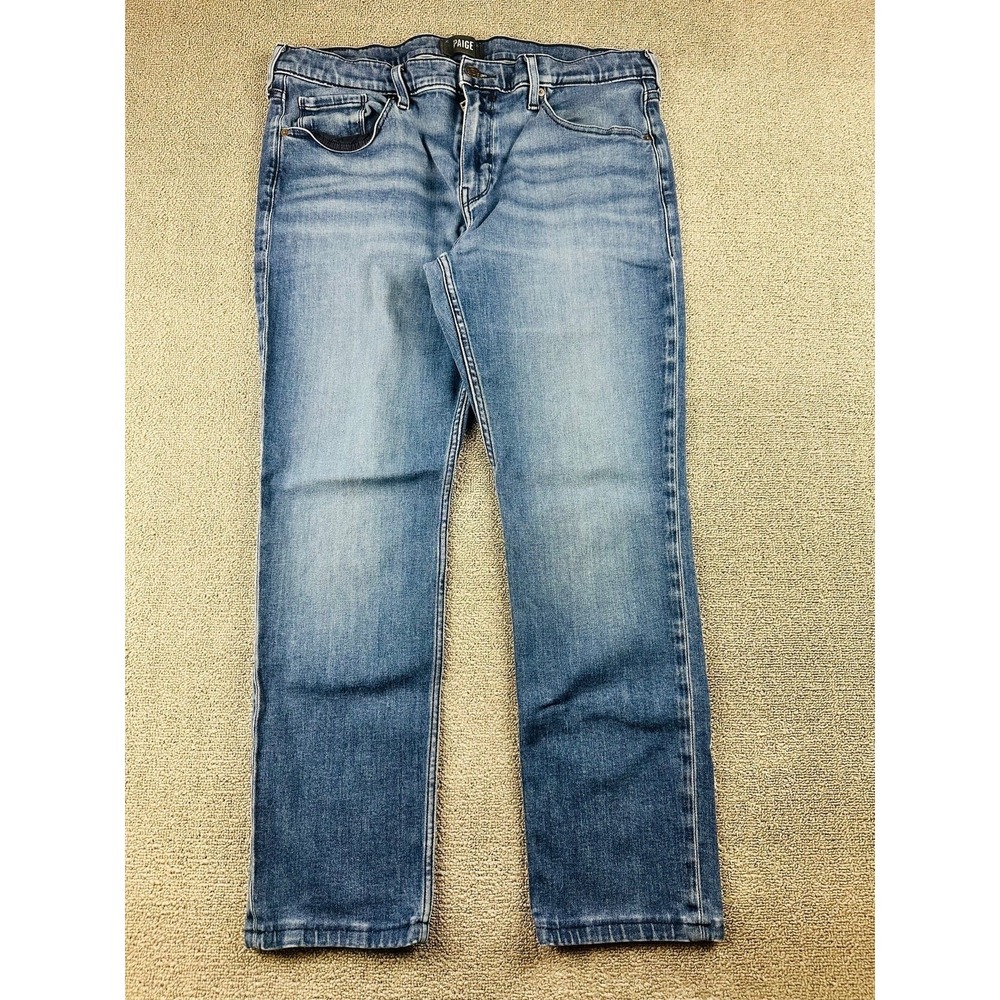 Paige Jeans Men 36 Blue Lennox Tapered Stretch‎ Transcend Urban Modern Office